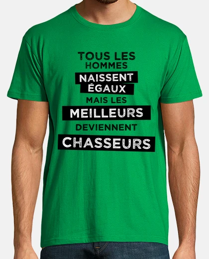 T-shirt i migliori diventano cacciatori