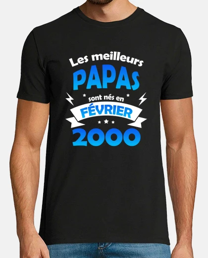 T-shirt i migliori papà del febbraio 2000
