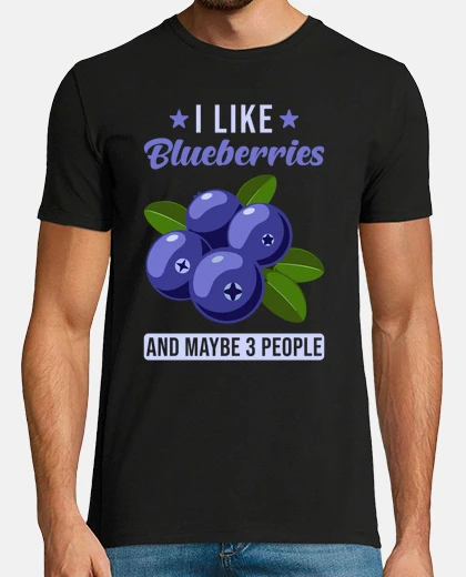 T-shirt i mirtilli amano la citazione divertent
