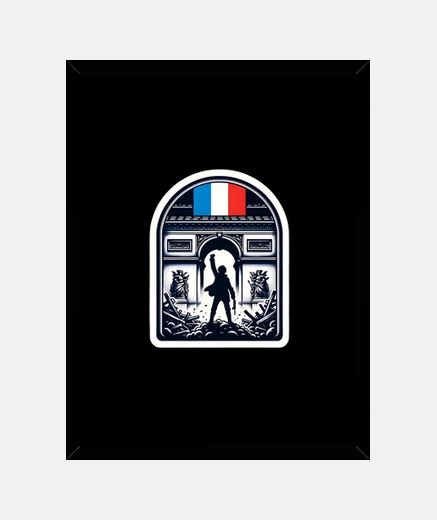 Quadro i miserabili trionfo della libertà