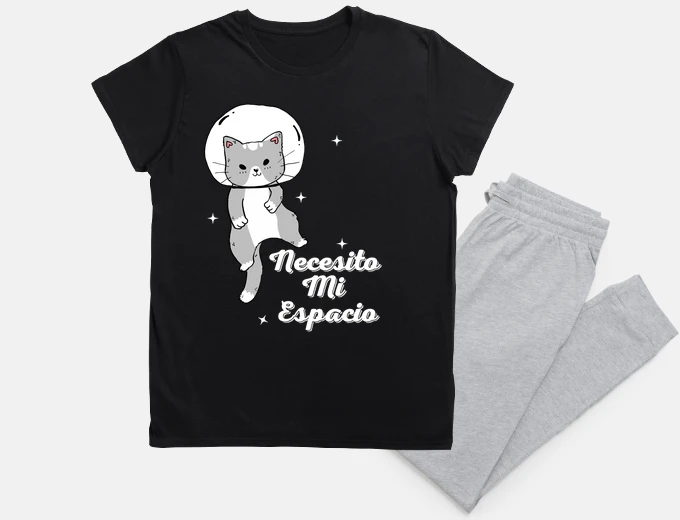 Pajama I need my space funny cat