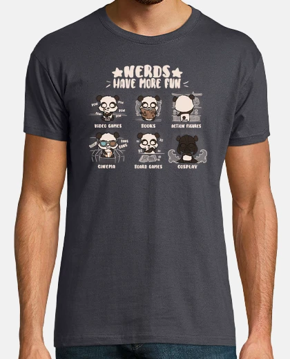 T-shirt i nerd si divertono