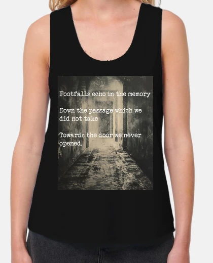 T-shirt I passi di Eliot riecheggiano nella mem