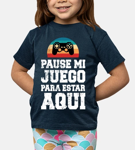 Children's i paused my game to be here funny