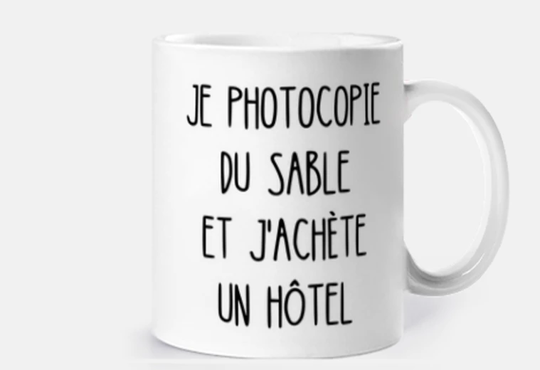 Cup I photocopy sand