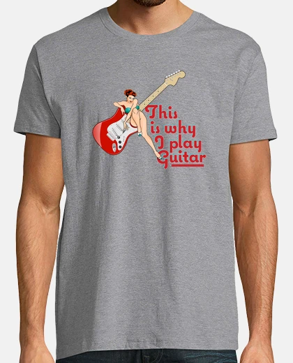 Tee-shirt I Play Guitar Vintage Classic Electric