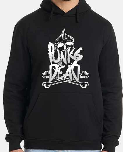 Felpa i punk not bianchi morti