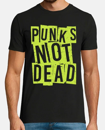 T-shirt i punk not morti, la moda, la cultura ribelle la musica, il punk rock vintage