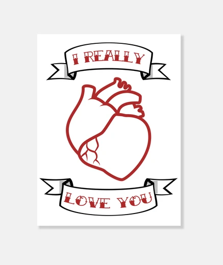 Quadro i really amore you
