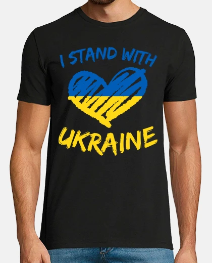 T-shirt i stand with ukraine