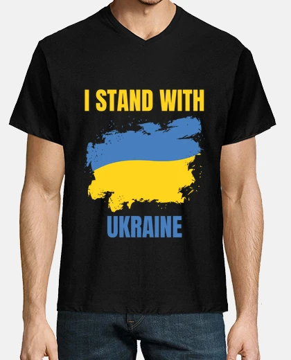 T-shirt I Stand With Ukrainian Vintage Ukraine
