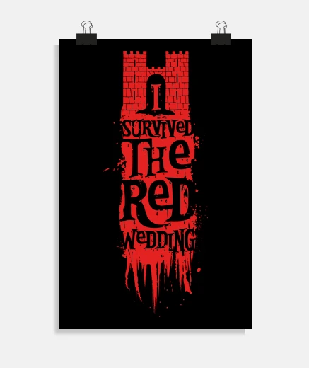 Poster i survived the red wedding