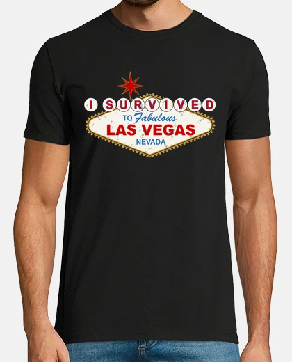 Camiseta I survived to fabulous las vegas