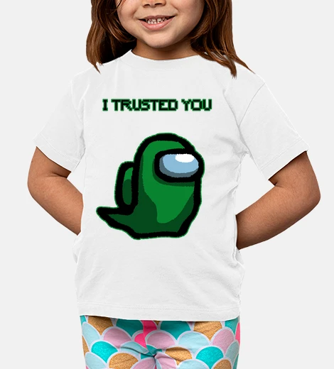 Children's i trusted you dark green