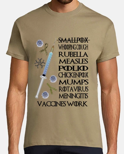 T-shirt i vaccini work chiaramente hmc