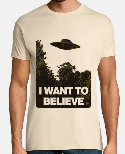 Playera i want to believe