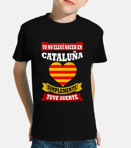 Kids i was lucky to be born in catalonia