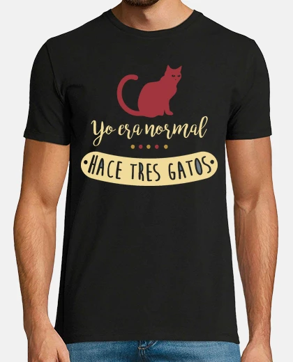 T-shirt i was normal for three cats