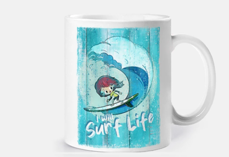 Cup i will surf life