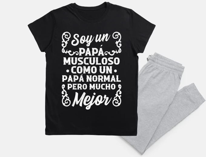 Pajama i&#39;m a muscle dad better than normal dad father&#39;s day gift