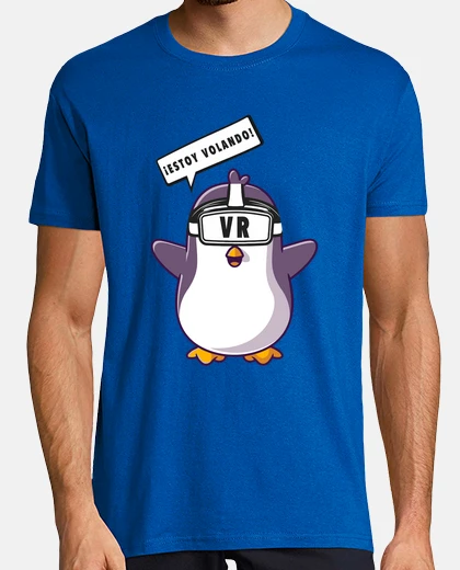 T-shirt i39m flying penguin vr