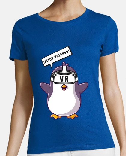 T-shirt i39m flying penguin vr