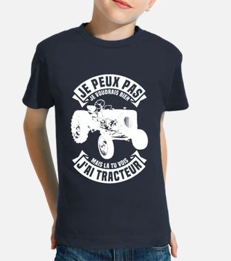 I can not i have tractor kids t shirt tostadora