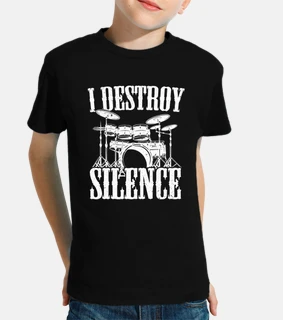 I Destroy Silence Funny Drum Kit