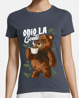i hate people bear morning and coffee