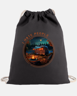 I Hate People I love Camping Funny Retro Introvert Sarcastic