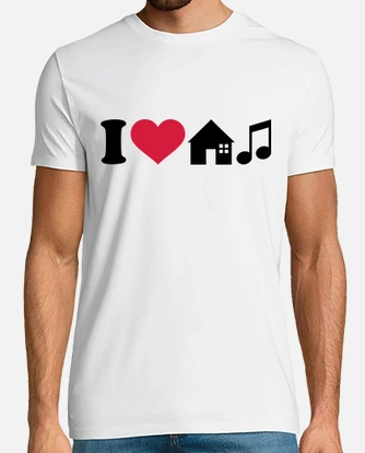 i love house music t shirt