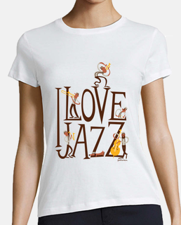 I love jazz fondo blanco