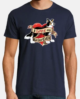 I Love My Border Collie - Black Tricolor