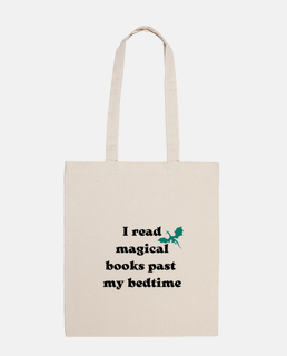 I read magical books totebag