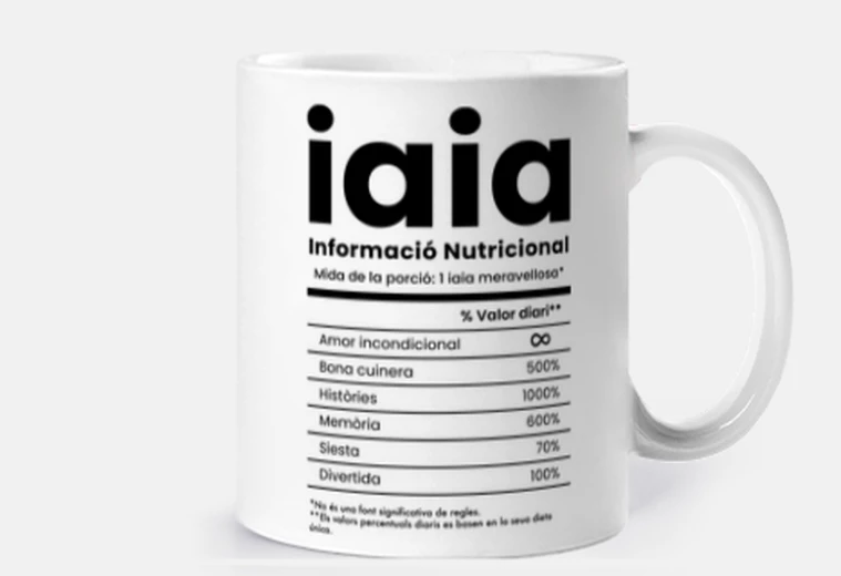 Taza IAIA Informació nutricional