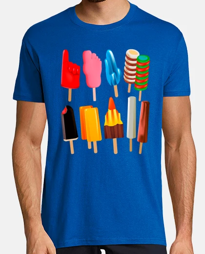 T-shirt ice cream popsicles retro summer 80s 90s vintage 80s