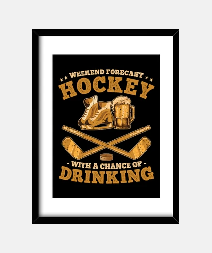 Quadro Ice Hockey and Beer Sport