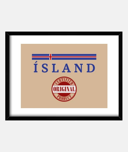 Framed Iceland