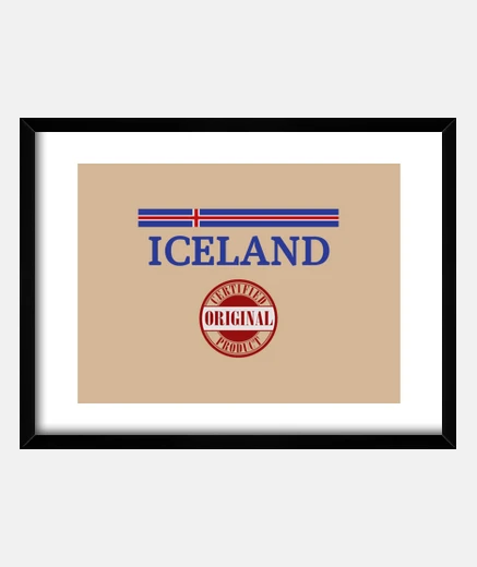 Framed Iceland