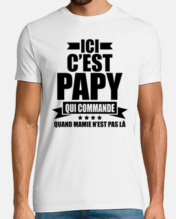 Humour papy bricoleur-idée cadeau grand père' T-shirt Homme