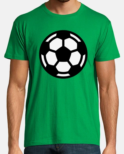 T-shirt icona del calcio - bianco e nero