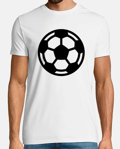 T-shirt icona del calcio - pittogramma - nero