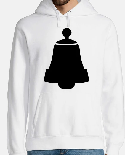 Sudadera icono de campana negra