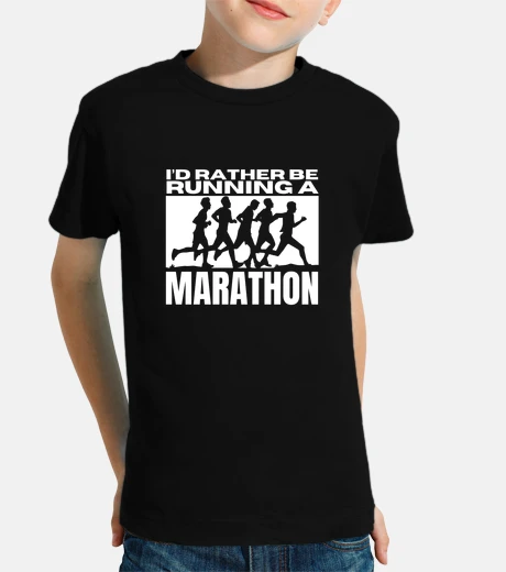 Kids Id Rather Be Running A Marathon Funny