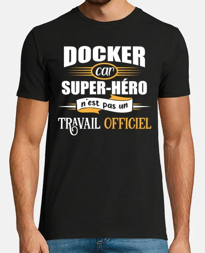 T-shirt idea regalo docker trasporto time