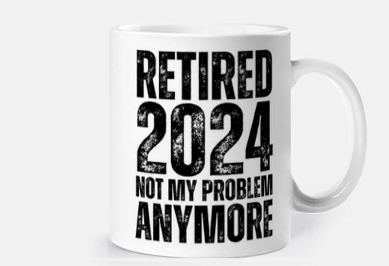Tazza idea regalo in pensione per il 2024 in 