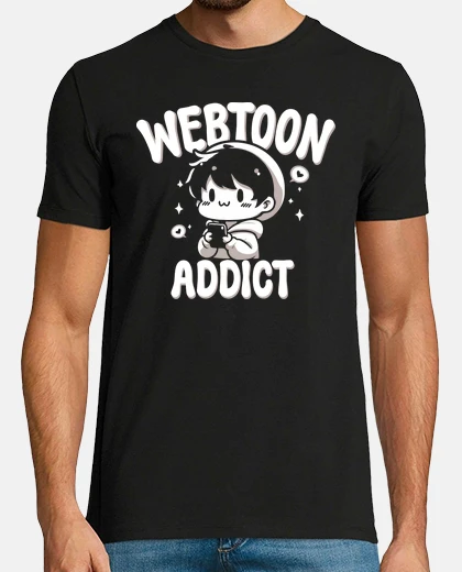 Tee-shirt Idee cadeau design Webtoon addict