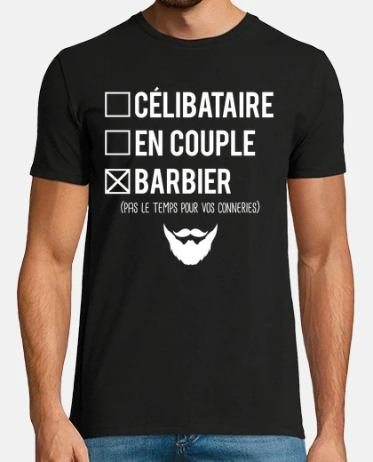 Tee-shirt Idée cadeau humour meilleur barbier