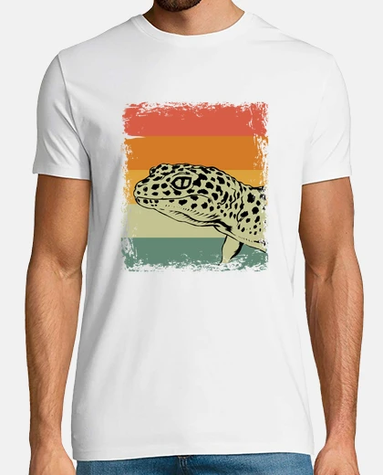 Tee-shirt idée cadeau lézard gecko vintage