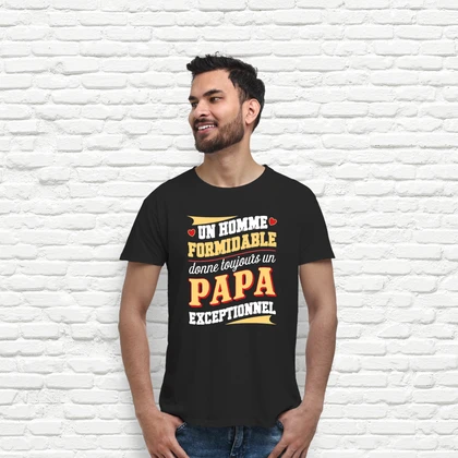 Idée Cadeau Fête T Shirt Homme Fete Des Peres T-shirt Le Padre